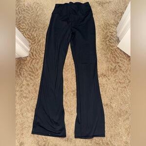 Black Women's Wide-Leg yoga pants